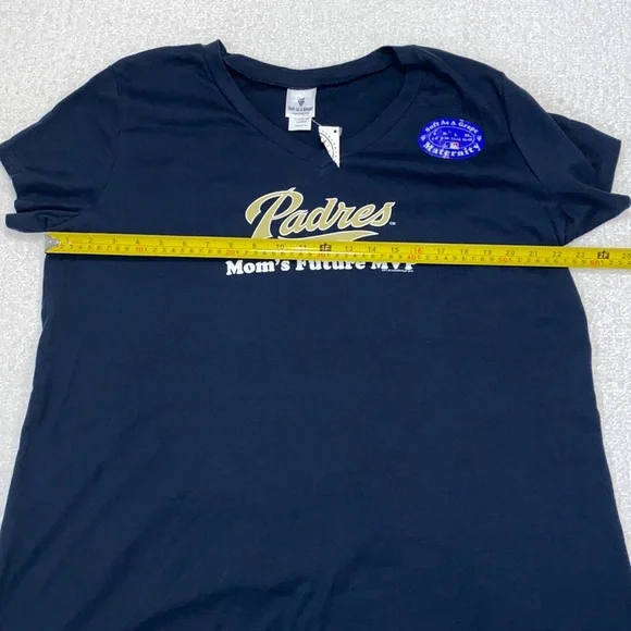 NWT 💙 San Diego Padres Mom’s Future MVP Maternity Short Sleeve Tee Women's XL - Picture 11 of 12